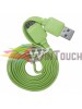 OEM Καλώδιο Φόρτισης + Μεταφοράς Δεδομένων Micro USB Για Samsung Note 3 - 1 m Πλακέ Πράσινο Αξεσουάρ OEM Καλώδιο Φόρτισης + Μεταφοράς Δεδομένων Micro USB Για Samsung Note 3 - 1 m Πλακέ Πράσινο Αξεσουάρ