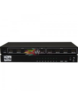 Splitter HDMI σε 8xHDMI (1.3 v) με παροχή ρεύματος, ΟΕΜ - 18264 Εικόνα & Ήχος