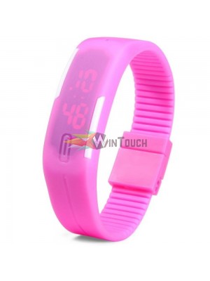 OEM Silicon WaterProof Smartwatch, Pink (17252) Αξεσουάρ