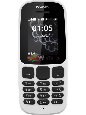 Nokia 105 2017 Dual Sim White (Ελληνικό Μενού) Κινητά Τηλέφωνα