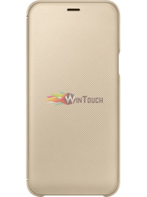 Samsung A600F Galaxy A6 2018 Wallet Cover Original Gold Samsung A600F Galaxy A6 2018 Wallet Cover Original Gold