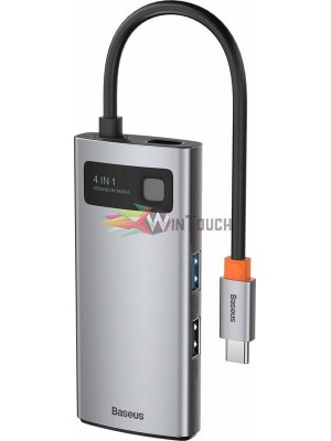 Baseus Hub 4in1 Metal Gleam Series, USB-C to USB 3.0 + USB 2.0 + HDMI + USB-C PD Baseus Hub 4in1 Metal Gleam Series, USB-C to USB 3.0 + USB 2.0 + HDMI + USB-C PD