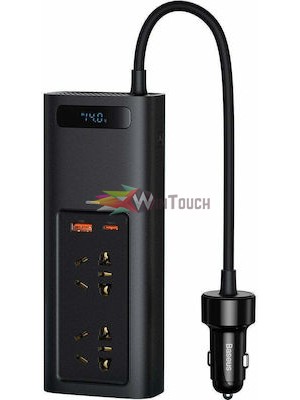 Baseus Inverter Αυτοκινήτου 150W για Μετατροπή 12V DC σε 220V AC Baseus Inverter Αυτοκινήτου 150W για Μετατροπή 12V DC σε 220V AC