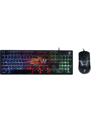 Πληκτρολόγιο & ποντίκ set ROAR RR-0004, ενσύρματα, 1600DPI, RGB - Μαύρο Πληκτρολόγιο & ποντίκ set ROAR RR-0004, ενσύρματα, 1600DPI, RGB - Μαύρο