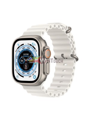 Ρολόι υψηλής ποιότητας Ultra IP68 αδιάβροχο Android/IOS Smartwatch σειρά 8 Ultra 49mm Titanium Case Ocean Band White Ρολόι υψηλής ποιότητας Ultra IP68 αδιάβροχο Android/IOS Smartwatch σειρά 8 Ultra 49mm Titanium Case Ocean Band White