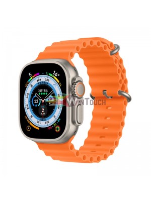 Ρολόι υψηλής ποιότητας Ultra IP68 αδιάβροχο Android/IOS Smartwatch σειρά 8 Ultra 49mm Orange Ocean Band Ρολόι υψηλής ποιότητας Ultra IP68 αδιάβροχο Android/IOS Smartwatch σειρά 8 Ultra 49mm Orange Ocean Band