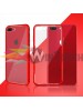 OKKES" "MAIGER" TPU Glass Case for Apple iPhone 7 Plus / 8 Plus Red