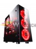 REDRAGON Gaming case GC601 Sidewipe, 4x RGB fans, Tempered Glass, μαύρο REDRAGON Gaming case GC601 Sidewipe, 4x RGB fans, Tempered Glass, μαύρο