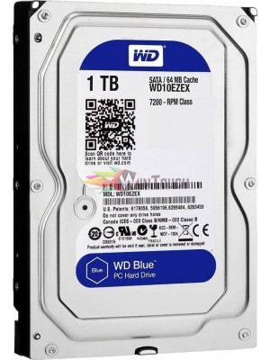 WD Caviar Blue WD10EZEX - Σκληρός δίσκος 3,5''- 1 TB - Sata IIΙ 6Gb/s