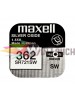 MAXELL Μπαταρία λιθίου για ρολόγια SR721SW, 1.55V, No362 MAXELL Μπαταρία λιθίου για ρολόγια SR721SW, 1.55V, No362