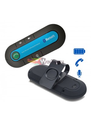 Bluetooth Handsfree Αυτοκινήτου Ανοιχτής Ακρόασης Multi Point V4.1 QK1-K5  Black-Blue