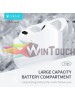 Celebrat T400 Earbud Bluetooth Handsfree Ακουστικά με Θήκη Φόρτισης Λευκά