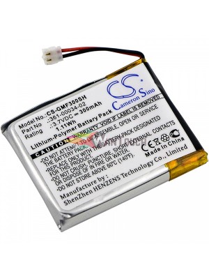 X-Longer 3.7V 300mAh Li-Po μπαταρία για GPS GARMIN Fenix 3 watch 