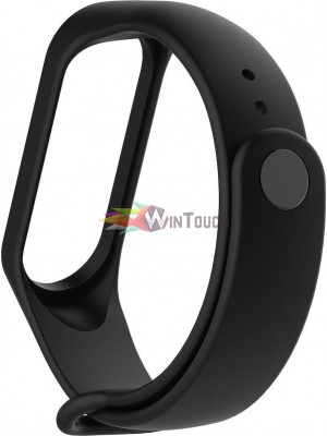 Λουράκι Για Xiaomi (Mi Band 3/4) Σιλικόνης Μαύρο Λουράκι Για Xiaomi (Mi Band 3/4) Σιλικόνης Μαύρο