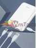 BASEUS power bank PPJAN-A02 10000mAh, 2.1A, 2x output, λευκό