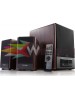 Microlab ηχεία FC530U, 2.1ch, 30W & 2x 15W, USB/SD Card/FM/AUX, μαύρα