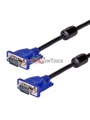 POWERTECH Καλώδιο VGA M-M CAB-G033, Full HD, 2x ferrites, 1.5m, μαύρο POWERTECH Καλώδιο VGA M-M CAB-G033, Full HD, 2x ferrites, 1.5m, μαύρο
