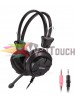 A4TECH Headset HS-28, 3.5mm, 40mm ακουστικά, stereo, μαύρα 